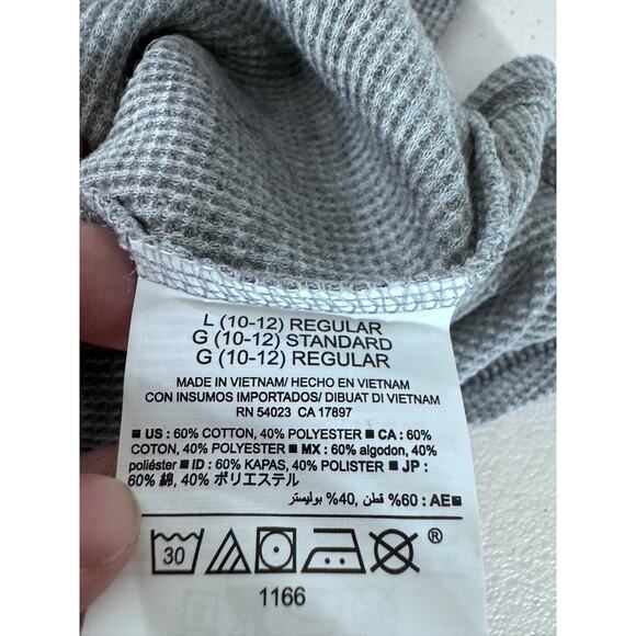 NWT!!"Old Navy" Waffle Thermal Long Sleeve Shirt Kids L SZ 10-12 Under Layers - Picture 6 of 8